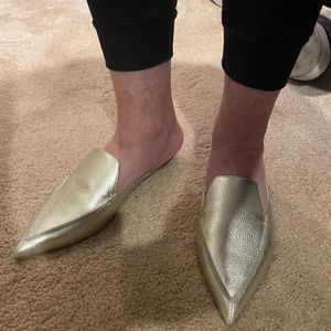 Nicholas Kirkwood Metallic Slides